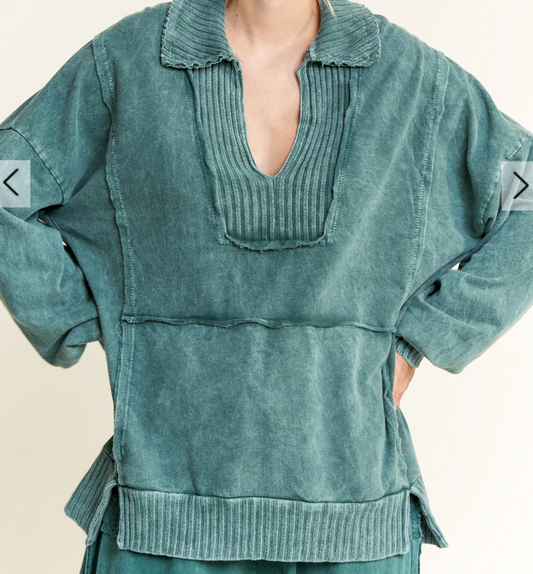 Wide Collar Shirt