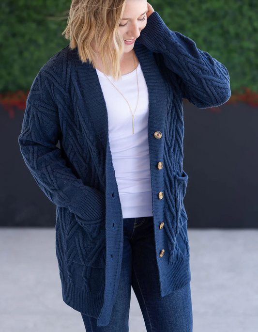 Brooks Button Cardigan