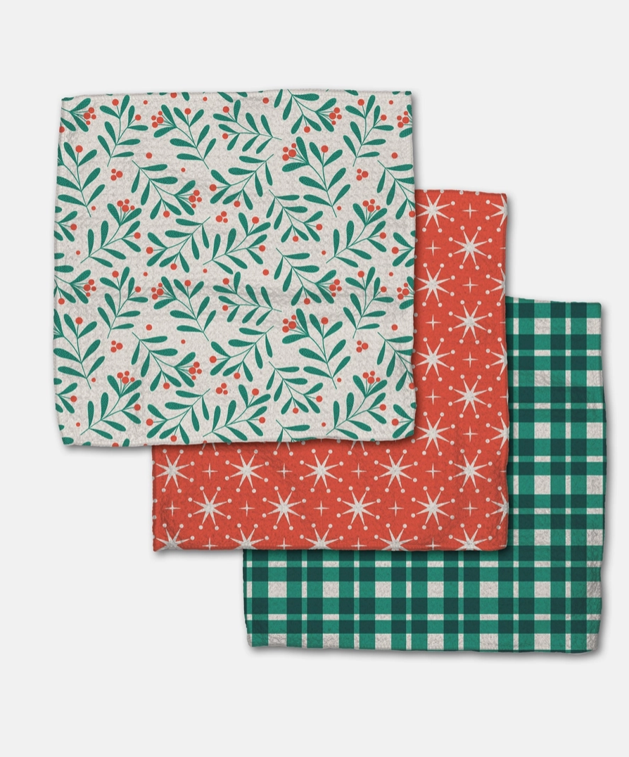 Holiday Dish Cloth - Geometry