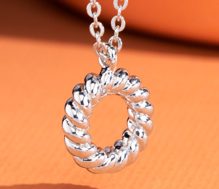 Braided Ring Necklace